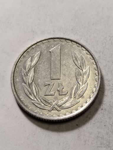 Польша 1 злотый 1986