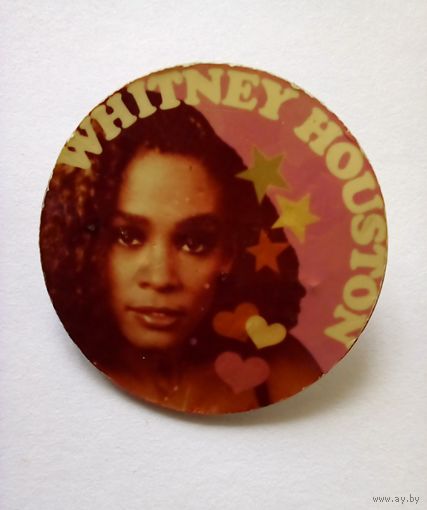 Значок Актриса,певица Whitney Houston