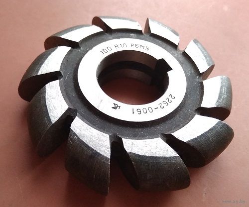 Фреза радиусная выпуклая 100R10
