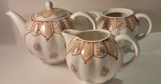 Чайник, сахарница, молочник одним лотом, ЛФЗ