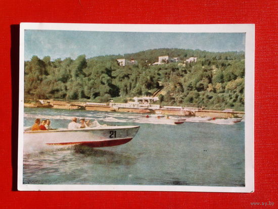 Сочи вид с моря 1960г.