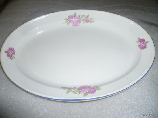 Тарелка Блюдо 1920 г. Буди СССР Антик