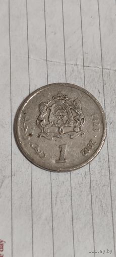 Марокко 1 дирхам 2002