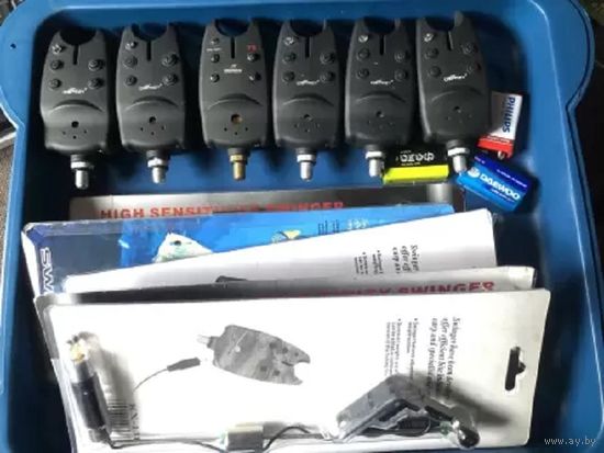 8 эл. сигнализаторов + 8 свингеров + ящик