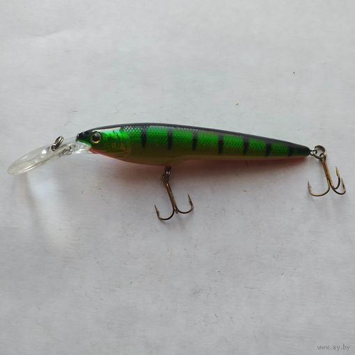 Воблер Berkley Frenzy Diving Minnow FM10-M-PE ( 100/130 mm, 13 g, D 4 m, F , шумящий)  USA