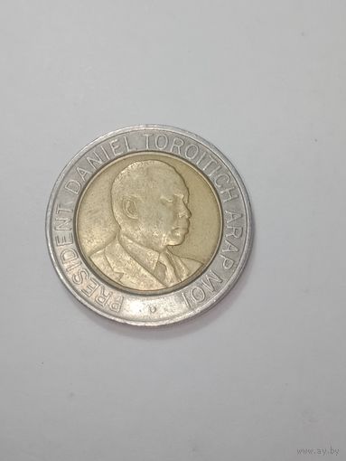 Кения 20 шиллингов 1998 года .