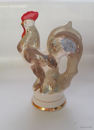 Статуэтка фарфор  графин штоф петушок