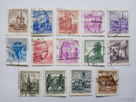 Австрия. Стандарт. 1957-1962гг. Города
