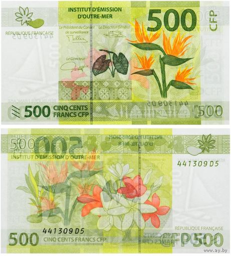 Французская Полинезия   500 франков  2014 год  UNC