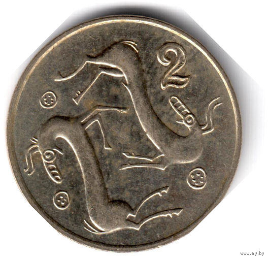 Кипр. 2 цента. 1994 г.