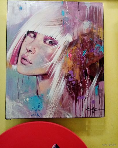 Евдокименко Оксана "секрет", х.м. 60х50см. 2014г.