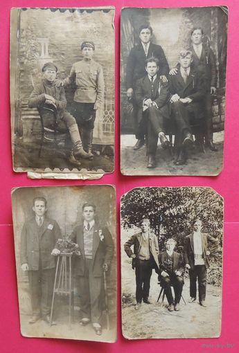 Фото "Мужские портреты", 1920-1930-е гг., Зап. Бел.
