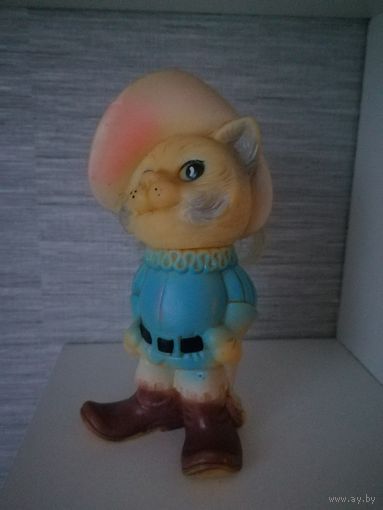 Резиновая игрушка Кот в сапогах СССР