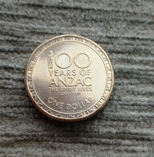 Werty71 Австралия 1 доллар 2017 2014 2018 100 лет АНЗАК Блеск