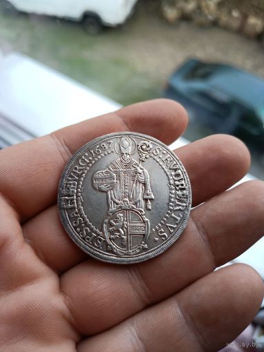 Австрия (Архиепископство Зальцбург) 1 талер 1687г