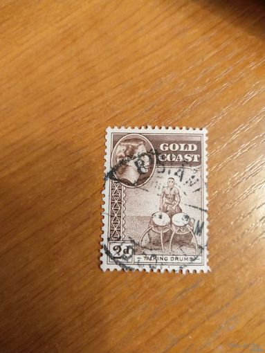 1952 британская колония Золотой Берег музыкант искусство культура королева (1-8)