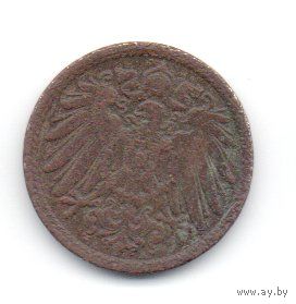 ГЕРМАНСКАЯ ИМПЕРИЯ 5 ПФЕННИГОВ 1906 А