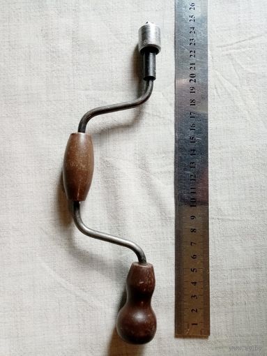 Дрель ручная коловорот маленький детский СССР коловоротик