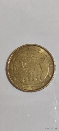 Эстония 10 евроцентов 2011