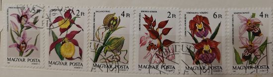 РАСПРОДАЖА КОЛЛЕКЦИИ. Венгрия, марки "цветы"