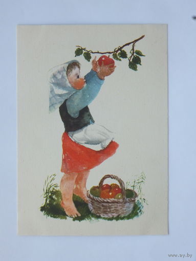 Связьиздат девочка 1958  10х15 см