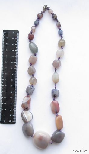 Все лоты с рубля.Бусы,натуральный камень.СССР