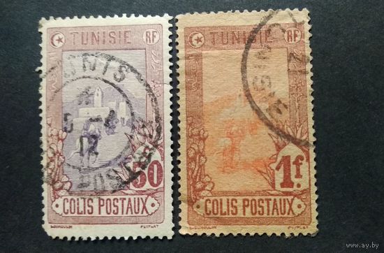 Французский Тунис\689фе\ТУНИС 1906  служебные  Ми6/8