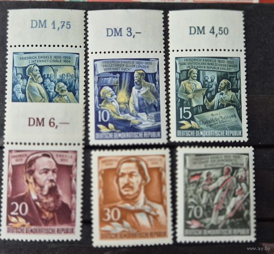 Германия, ГДР 1955 г. Mi.485-490 MNH** полная серия