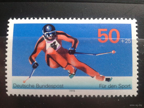 ФРГ 1978 Слалом Михель-1,8 евро