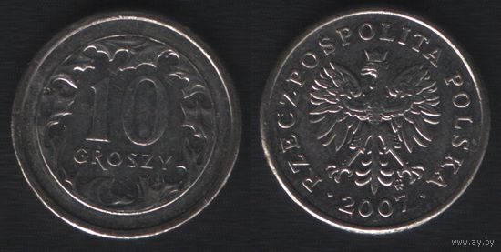Польша y279 10 грош 2007 год (mw) (_alb2