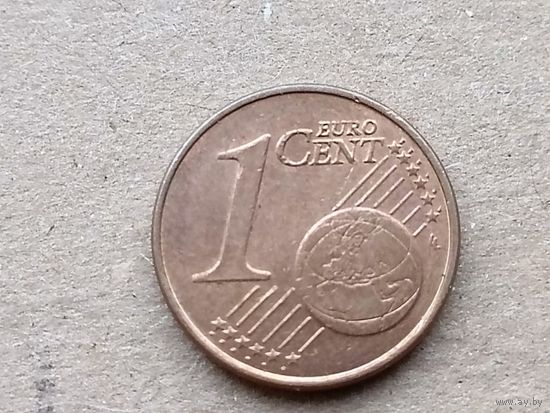 Германия 1 евроцент, 2018"J". (U-обм)