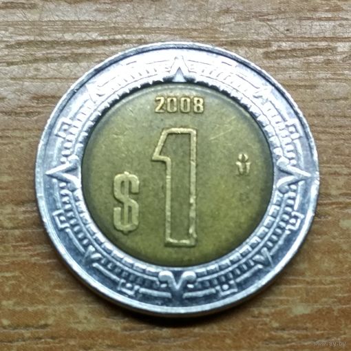 Мексика 1 песо 2008