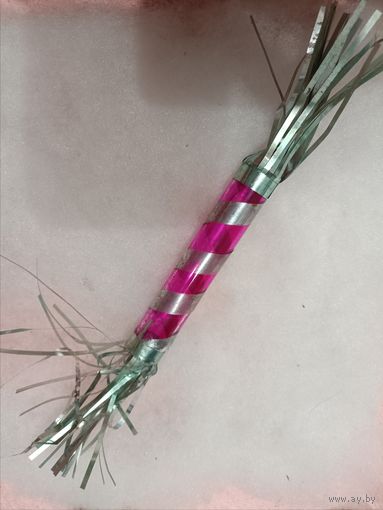 Новогодние ёлочные игрушки, стекло, хлапушка