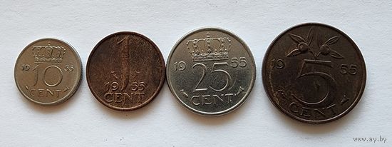 Нидерланды годовой набор  1955