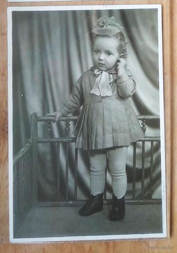 Художественное фото девочки. 1967 г. 11х17 см.