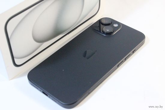 Новый Телефон Apple iPhone 15 128GB (черный)