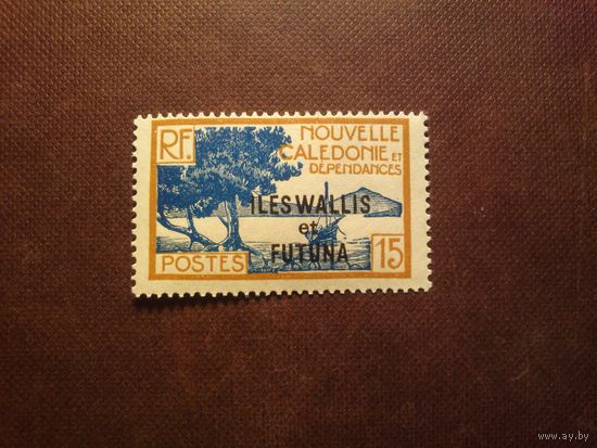 Французская колония  Уоллис и Футуна 1930 г.Мангровый залив./32а/