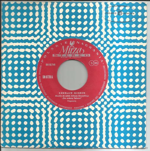 Czeslaw Niemen - Sen Srebrny Salomei (POLAND 1978 7" single)