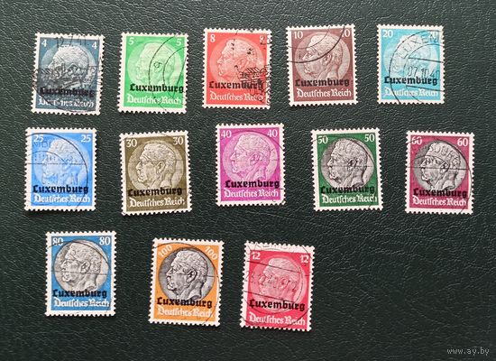 Люксембург 1940 оккупация Германией, (12 пф-бонус)