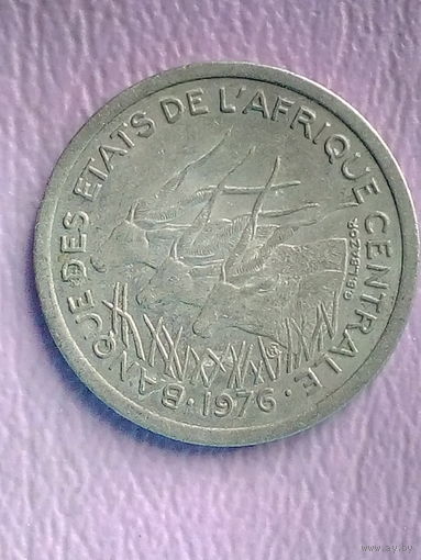 Центральная Африка 1 франк 1976 г.(ВЕАС)