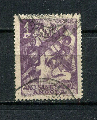 Португальские колонии - Ангола - 1950 - Святой год 1А - [Mi.337A] - 1 марка. Гашеная.  (Лот 73CM)