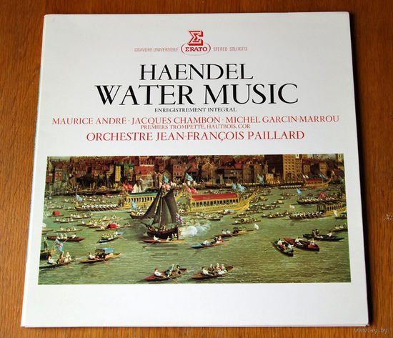 Haendel. Water Music - Paillard. LP, 1973