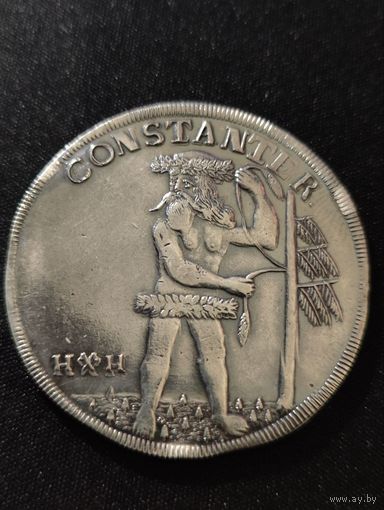 Брауншвейг-Вольфенбюттель. Талер 1713г. Антон Ульрих "Дикарь" Dav. 2117 Редкая монета.