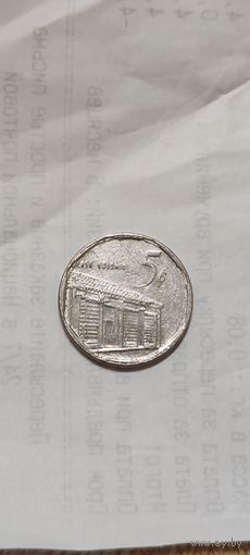 Куба 5 сентавос 1999