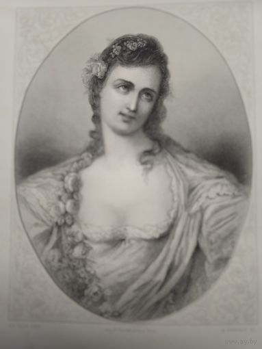 Гравюра середина 19века Франция Париж Оригинал 27х18см. РАСПРОДАЖА КОЛЛЕКЦИИ.