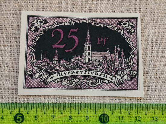 Германия-нотгельд 25 пфенингов Aschersleben