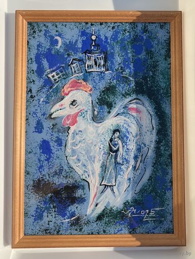 Панно под стеклом акрил