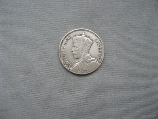 Новая Зеландия 1 шиллинг 1934 год  Георг V от 1 рубля без минимальной цены