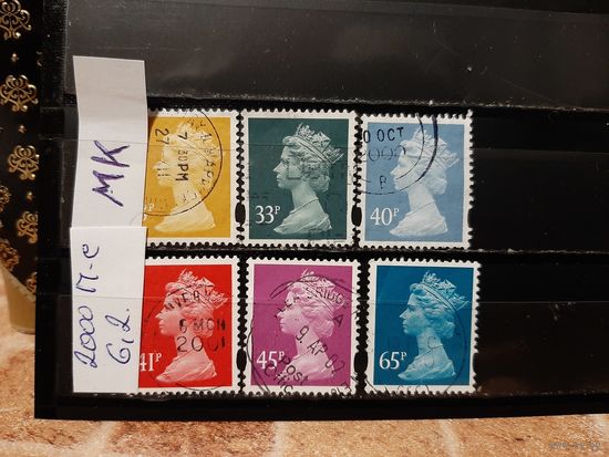 ВЕЛИКОБРИТАНИЯ 2000г. Полная серия. Гаш.
