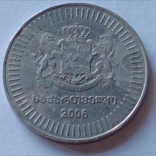 Грузия. 50 тетри 2006 года.